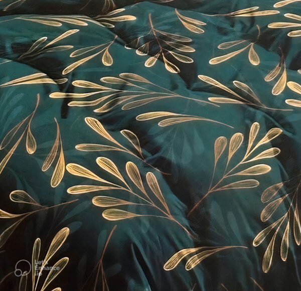 Dekbedovertrek 200x220 cm met bladeren – Glow Thuis collectie