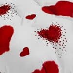 Liefdevol beddengoed in wit en rood – ideaal voor koppels