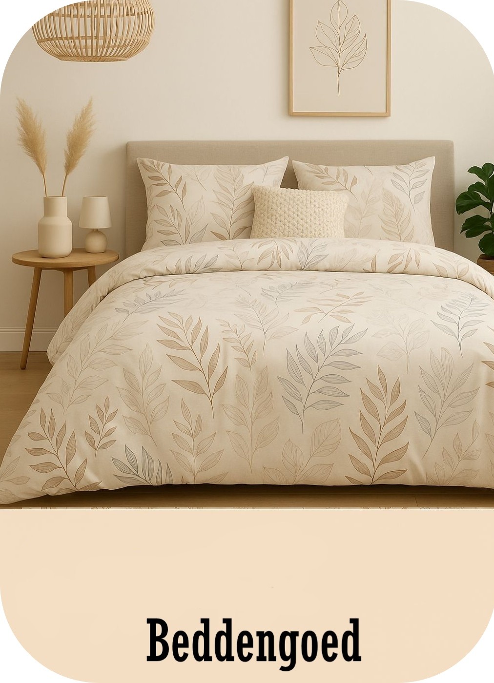 Luxe dekbedovertrekken en beddengoed op opgemaakt bed – slaapkamercollectie van Glow Thuis