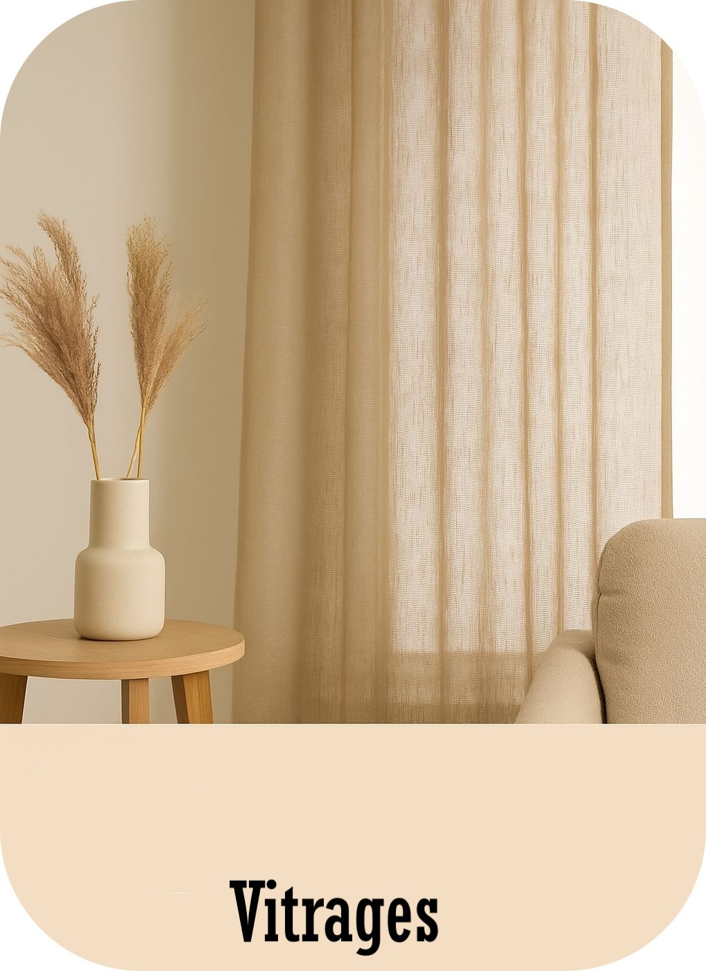 Witte voile vitrage voor lichte en elegante raamdecorat