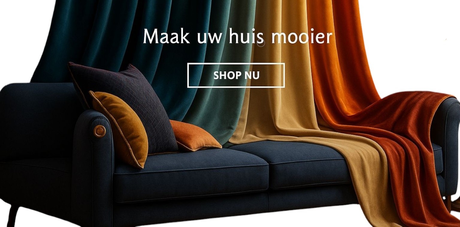 Glow Thuis woondecoratie met luxe gordijnen