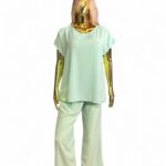 Loungewear Dames Set – Mintgroen – Comfort Fit Zomeroutfit