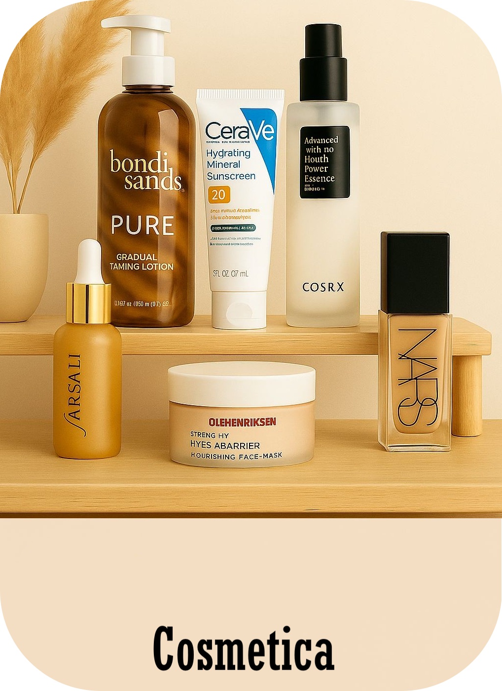 Make-up en huidverzorging producten – cosmetica collectie van Glow Thuis